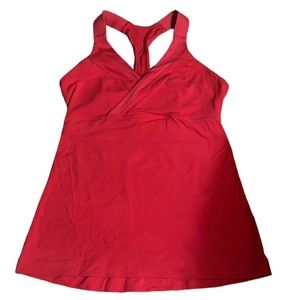Lululemon red tank top